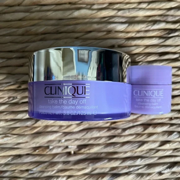 Clinique NEW 3.8 oz Take the Day Off Cleansing Balm Duo - Picture 1 of 2